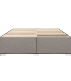Sale Bedframe zonder matras stof taupe 180x200 cm Bedden