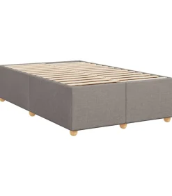 Discount Bedframe zonder matras 120x200 cm stof taupe Bedden
