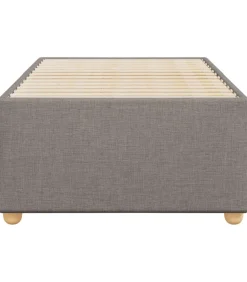 Discount Bedframe zonder matras 100x200 cm stof taupe Bedden