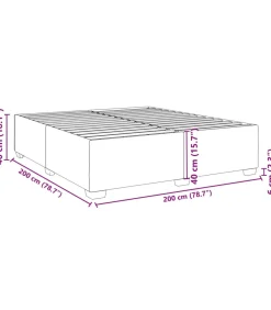Bedframe zonder matras 200x200 cm fluweel lichtgrijs Bedden