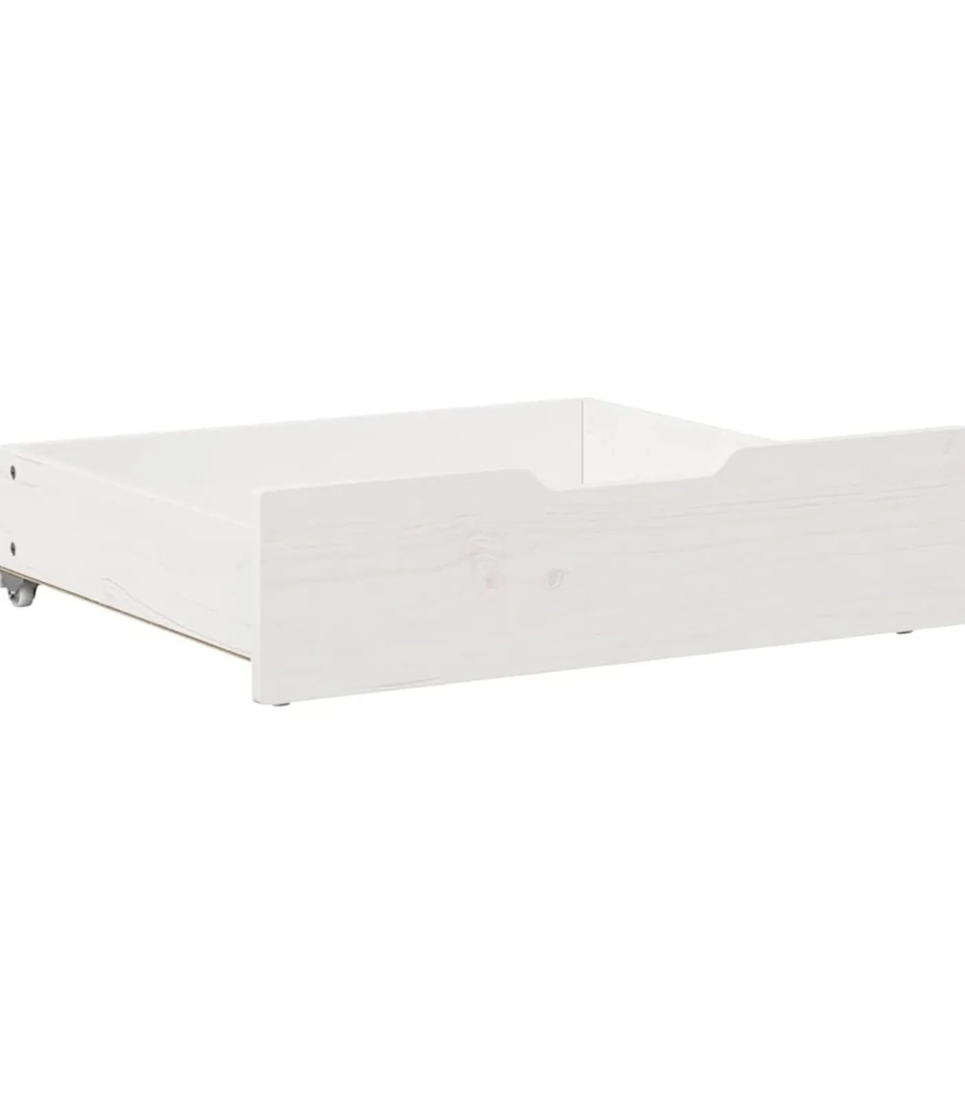 New Bedlades 2 st 65x55x17 cm massief grenenhout wit Organiseren