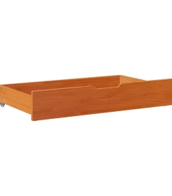 Online Bedlades 2 st 90x55x17 massief grenenhout wasbruin Organiseren