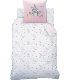 Clearance Bedlinnen set bedrukt 100% katoen, BAMBI FLOWERS Dekbedovertrekken