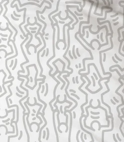 Online Bedrukt beddengoed 100% katoen, KEITH HARING PARTY Dekbedovertrekken