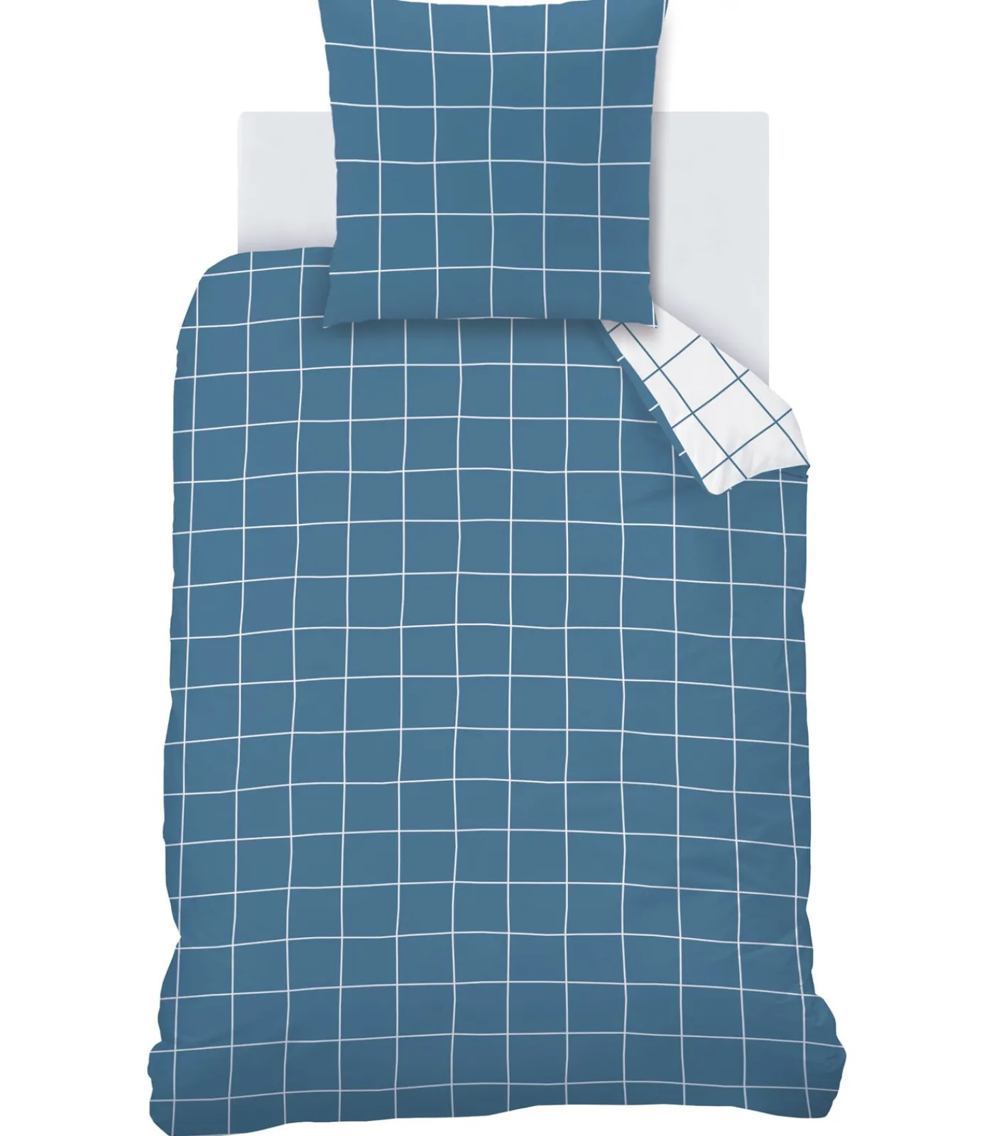 Best Bedrukt beddengoed set 100% katoen, CHECKS Dekbedovertrekken