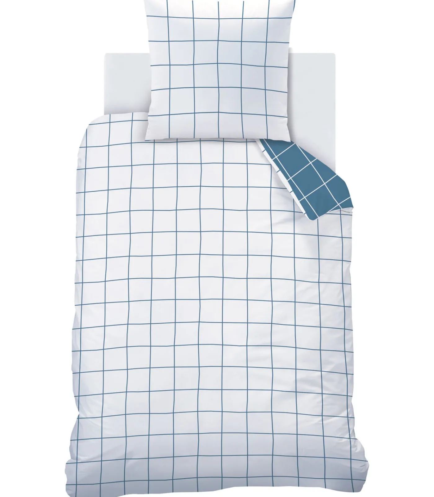 Best Bedrukt beddengoed set 100% katoen, CHECKS Dekbedovertrekken