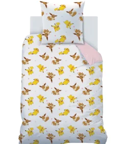Sale Bedrukte Beddenset 100% Katoen, POKÉMON EEVEE Dekbedovertrekken