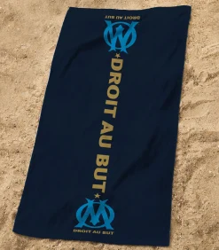 Discount Bedrukte strandhanddoek 100% katoen, OM DROIT AU BUT Handdoeken