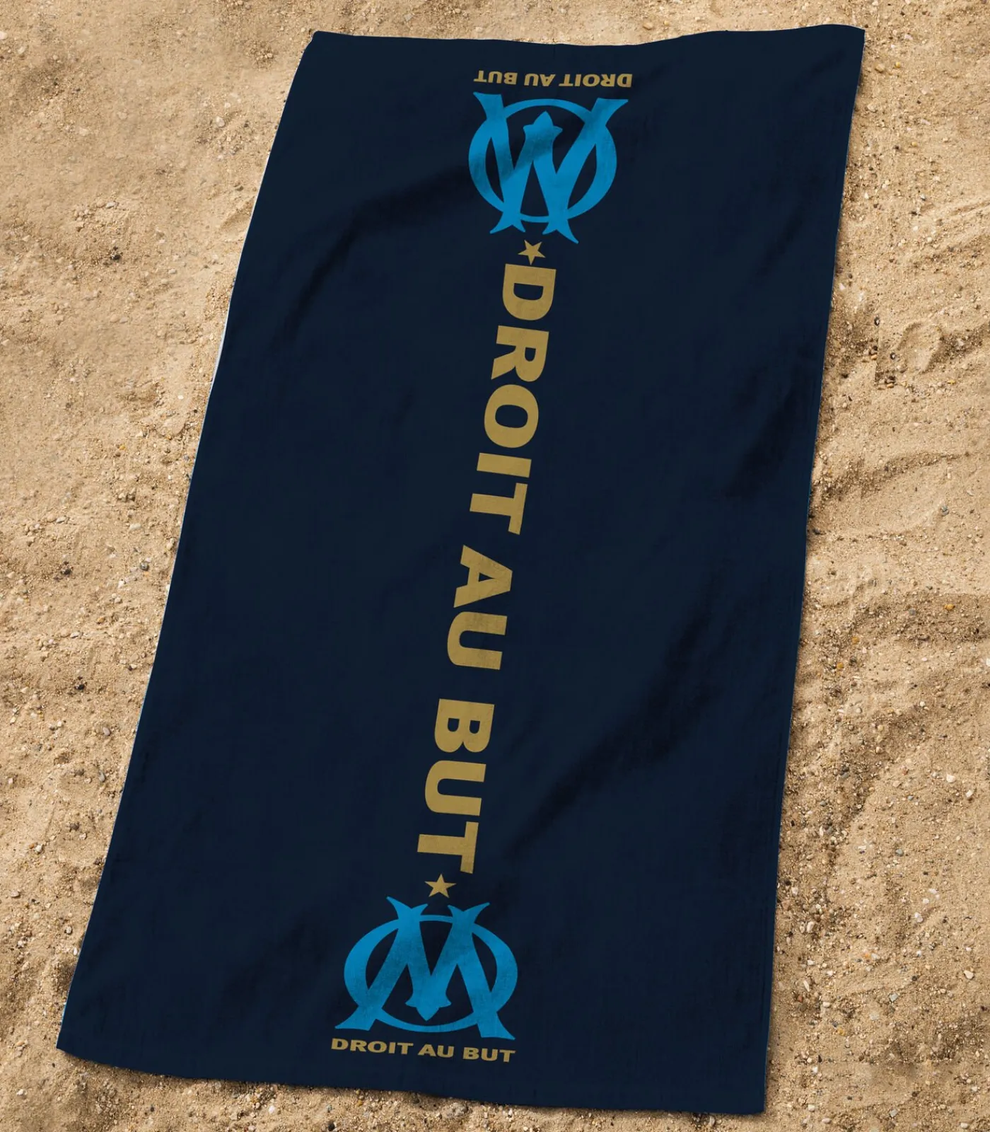 Discount Bedrukte strandhanddoek 100% katoen, OM DROIT AU BUT Handdoeken