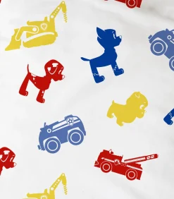 New Bedtextielset met print van 100% katoen, PAW PATROL PATBOY Dekbedovertrekken
