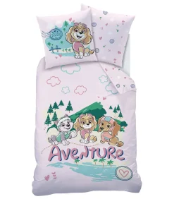 Best Bedtextielset met print van 100% katoen, PAW PATROL VOYAGE Dekbedovertrekken