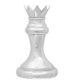 Outlet Beelden 2 pcs Zilver Aluminium Decoratie