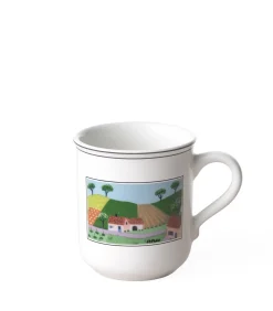 Best Beker met oor Dorpstraat Design Naif Tafelgerei