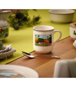 Best Beker met oor Dorpstraat Design Naif Tafelgerei