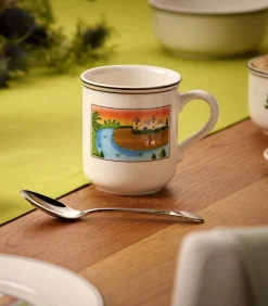 Discount Beker met oor Kasteel Design Naif Tafelgerei