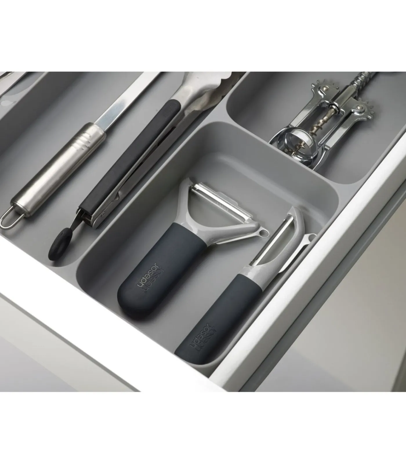 Discount Bestekbak - 8 Vaks - DrawerStore - Grijs - 39 x 39 cm Bestek