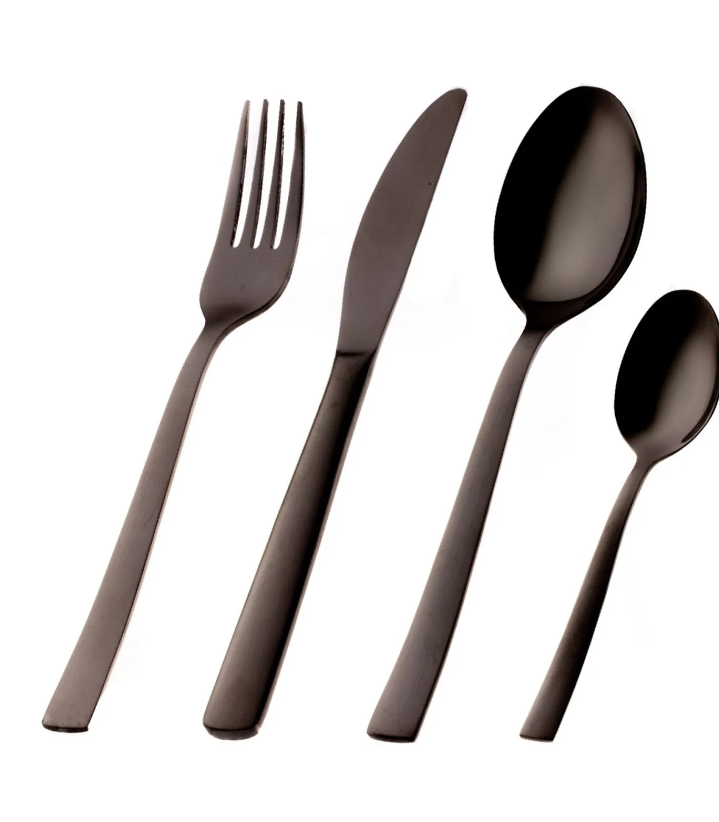 Outlet Bestekset - 24-delig / 6 personen - Zwart Bestek
