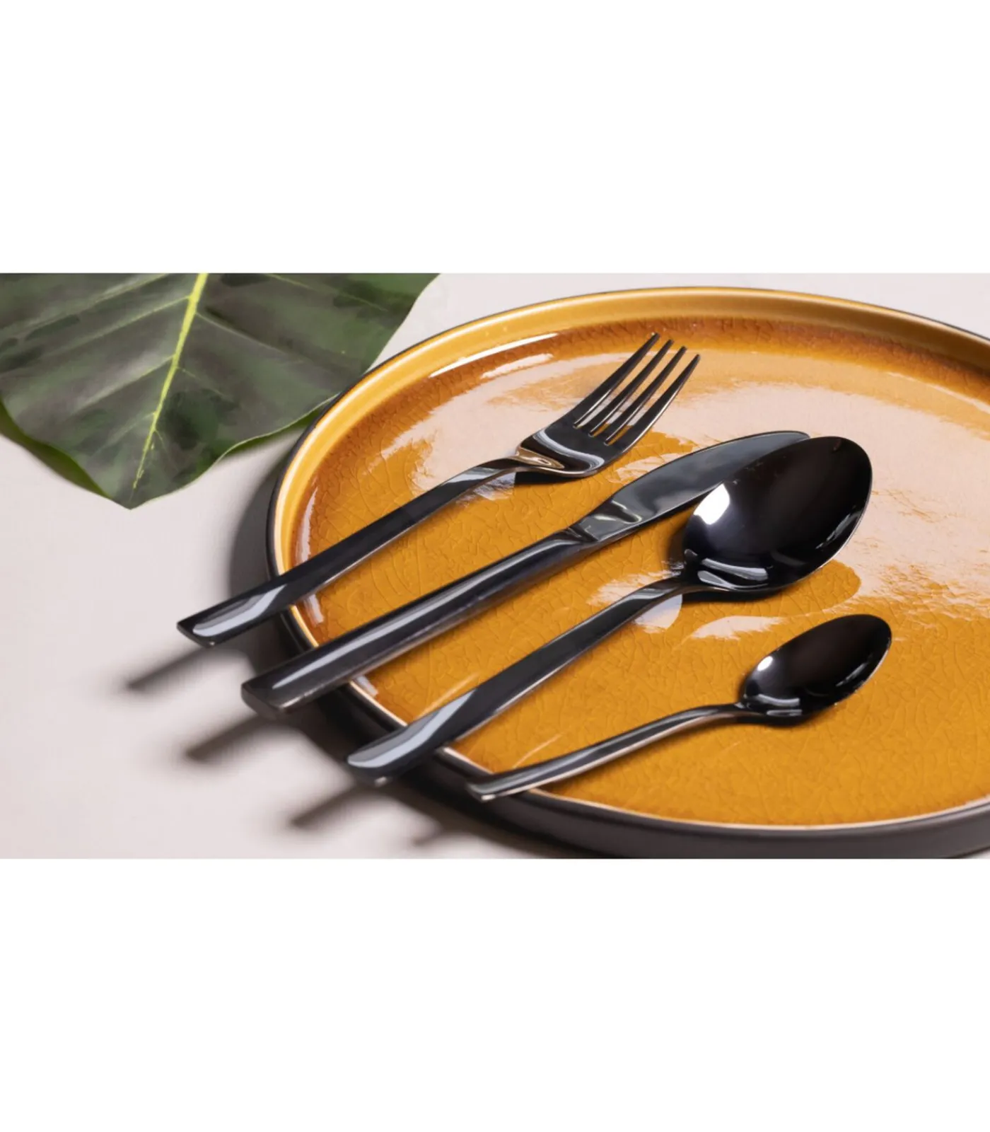 Outlet Bestekset - 24-delig / 6 personen - Zwart Bestek