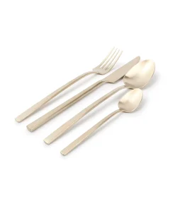 Bestekset 16-delig mat goud Terno Bestek