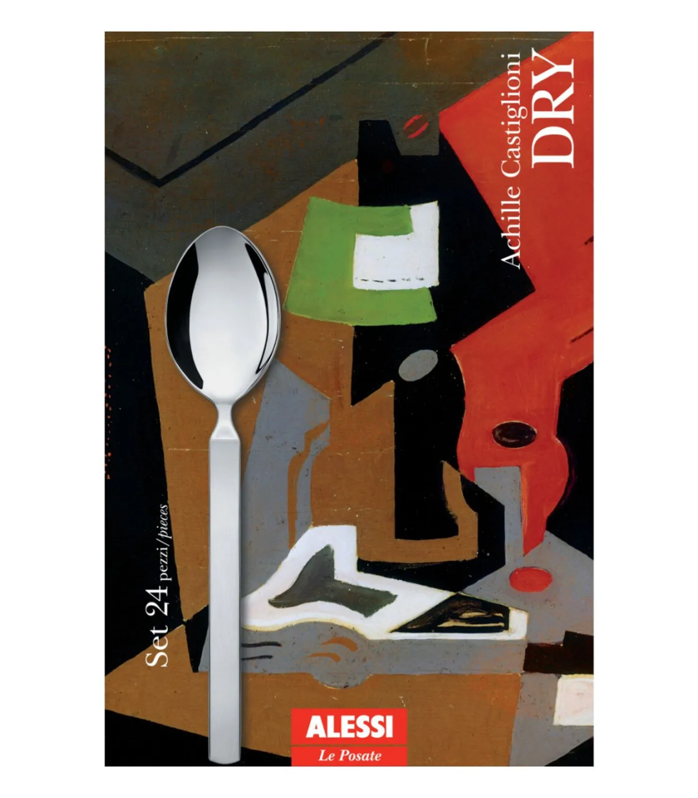 Hot Bestekset Dry - 4180S24 - 24-delig / 6 personen - door Achille Castiglioni Bestek