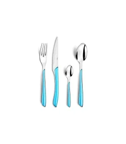 Clearance Bestekset Eclat - Blauw - 24-delig / 6 personen Bestek