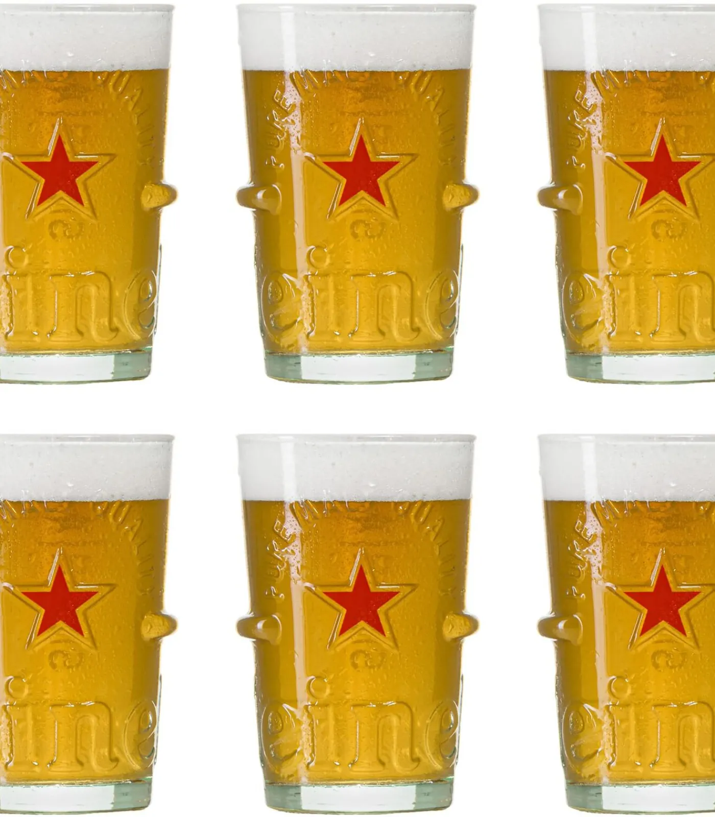 Outlet Bierglazen Silver - 250 ml - 6 stuks Glazen & Karaffen