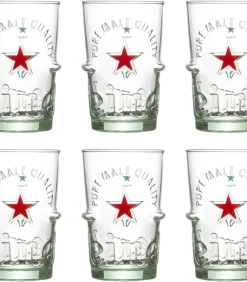 Outlet Bierglazen Silver - 250 ml - 6 stuks Glazen & Karaffen