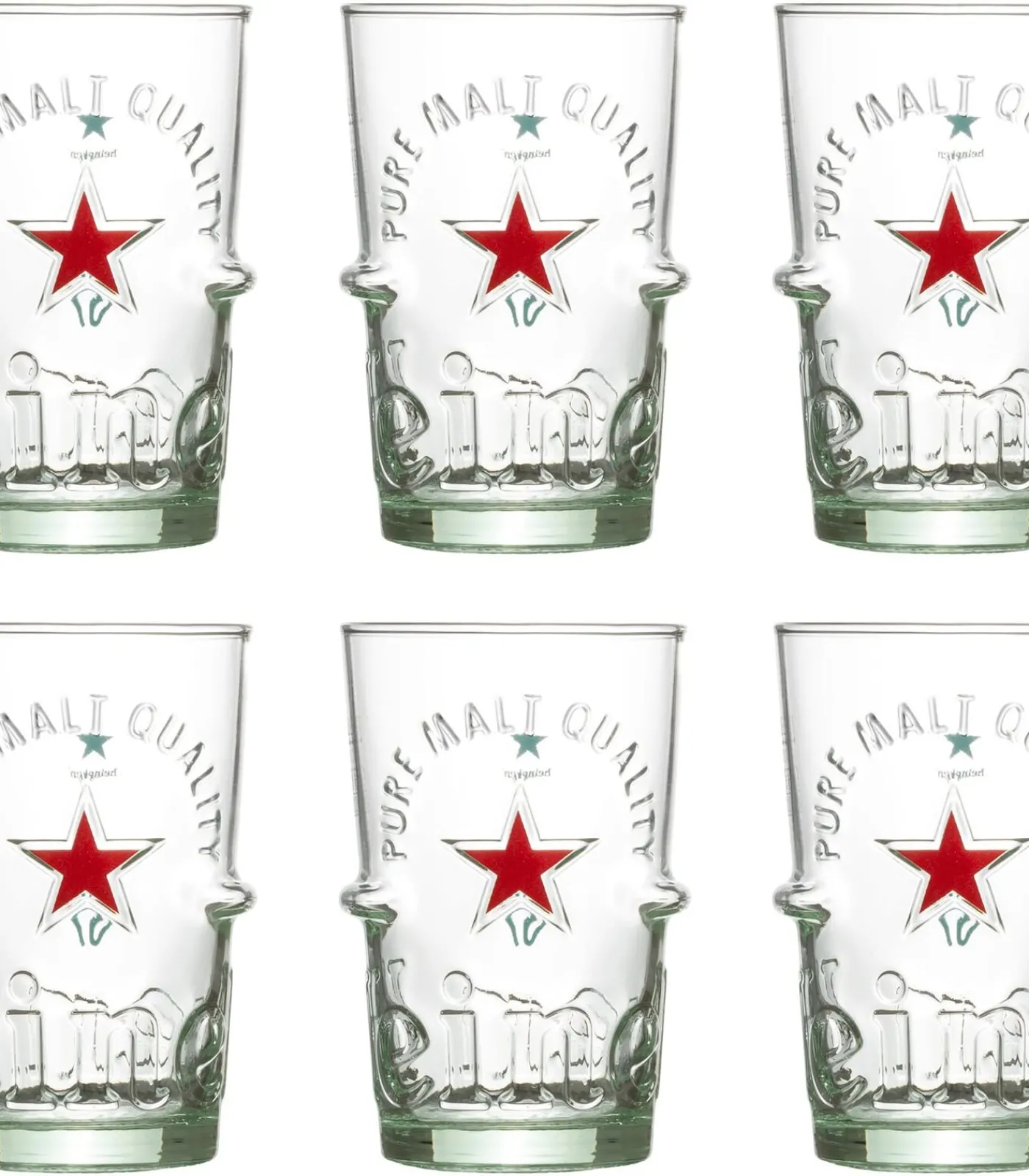 Outlet Bierglazen Silver - 250 ml - 6 stuks Glazen & Karaffen