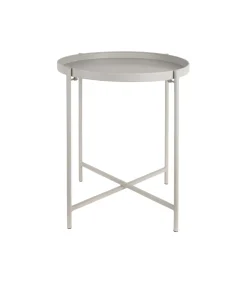 Outlet Bijzettafel Meseta - Grijs - 40x40x49cm Tafels