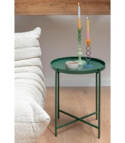 Clearance Bijzettafel Meseta - Groen - 40x40x49cm Tafels