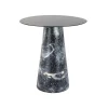 Best Bijzettafel Mosaic Marble High - Zwart - 40x40x42cm Tafels