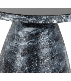 Best Bijzettafel Mosaic Marble - Zwart - 42x42x29cm Tafels