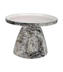 Discount Bijzettafel Mosaic Marble - Wit - 42x42x29cm Tafels