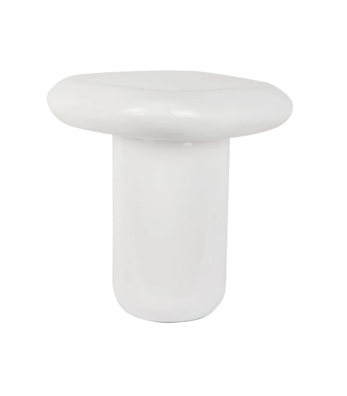 Hot Bijzettafel Roca High - Wit - 40x40x45cm Tafels