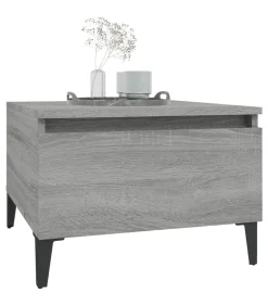 Best Bijzettafels 2 st 50x46x35 cm bewerkt hout grijs sonoma eiken Tafels