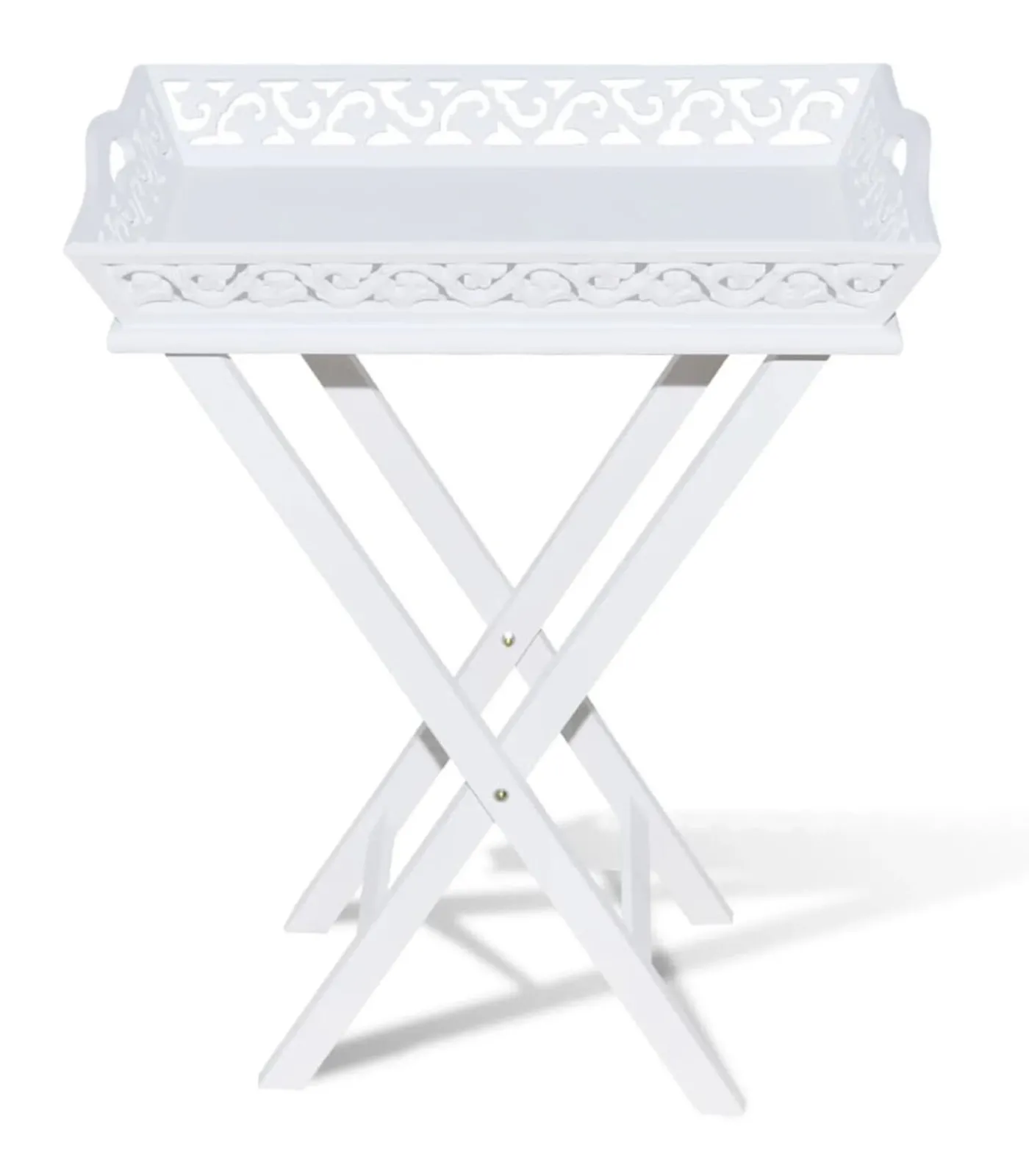 New Bijzettafeltje met blad wit Tafels