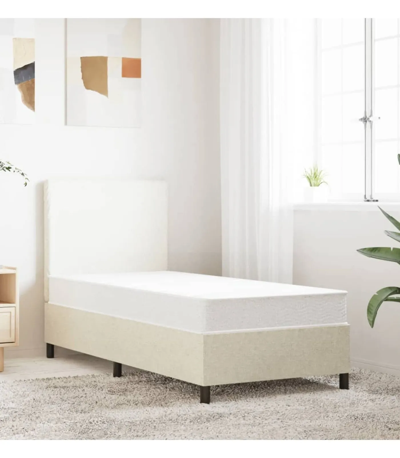 Best Binnenveringmatras middelhard 80x200 cm Matrasbeschermer