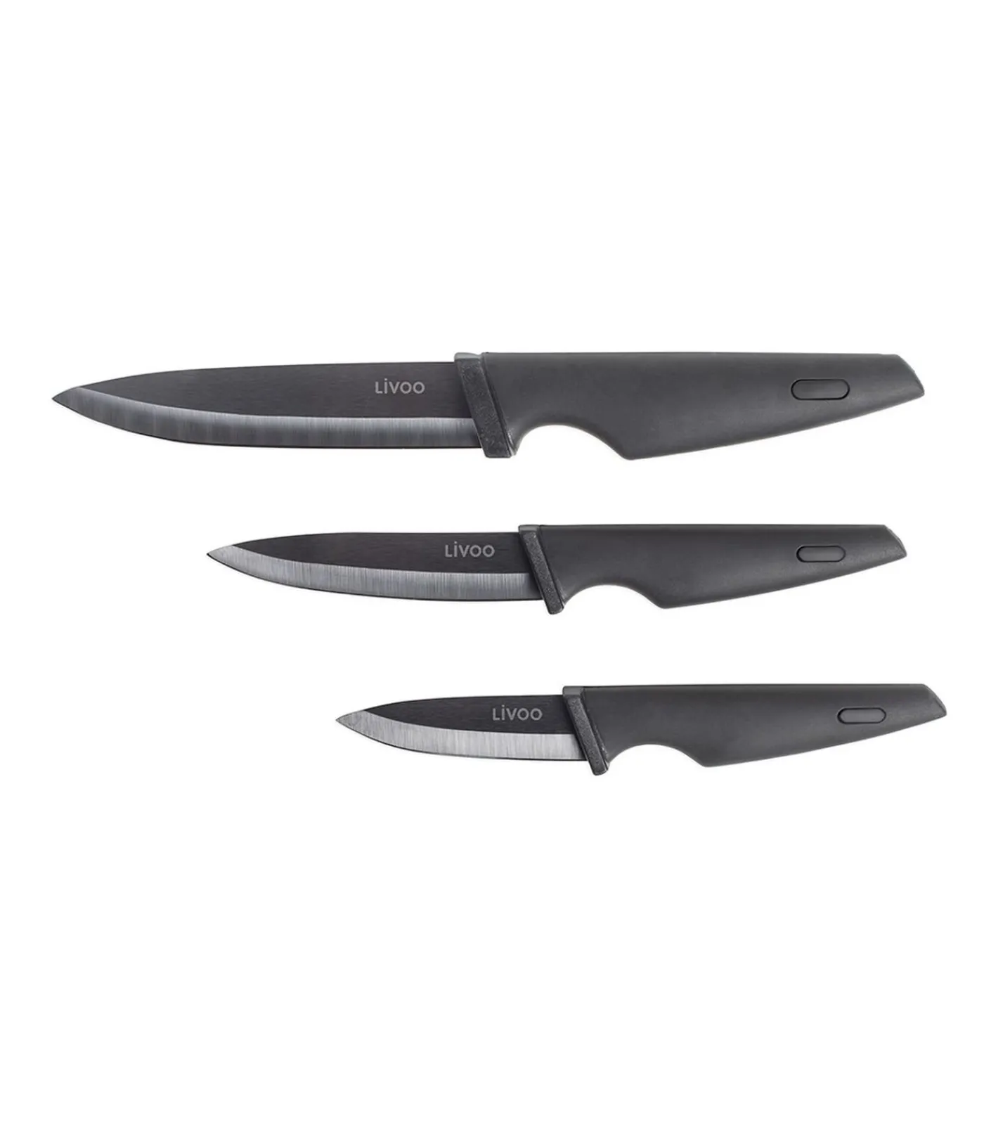 Outlet Blok met 3 keramische messen met houder Bestek