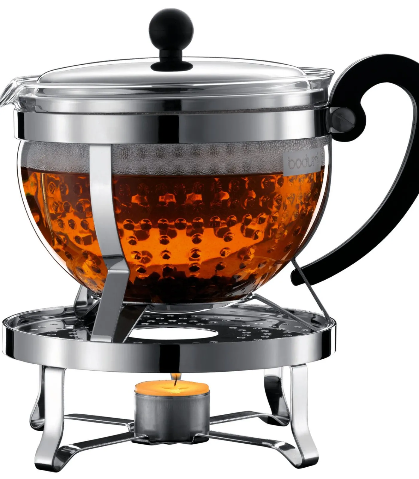 Online Theeset Chambord 1.3 Liter (Theepot + Filter en Rechaud) Koffie & Thee Maken