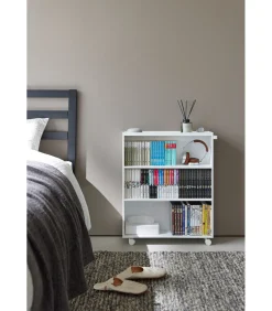 Boekenkast / Boekentrolley - Tower - Wit Organiseren