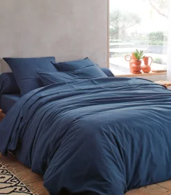 Best BOHEME Indigo - Laken Perkaal Stonewashed Lakens