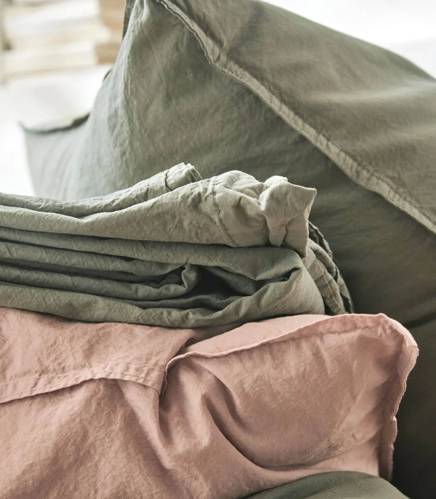 New BOHEME Toundra - Laken Perkaal Stonewashed Lakens