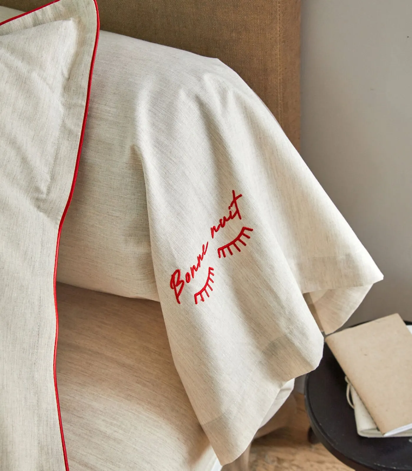 Sale BONNE NUIT Lin - Laken Gerecycled draad Lakens