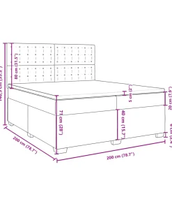 Sale Boxspring met matras fluweel zwart 200x200 cm Bedden