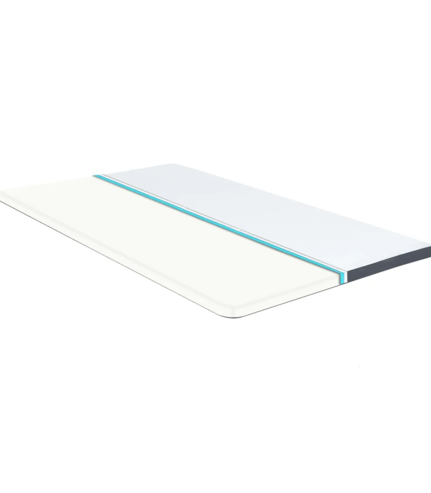 Hot Boxspringtopmatras 200x120x5 cm medium zacht Matrasbeschermer