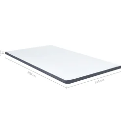 Hot Boxspringtopmatras 200x120x5 cm medium zacht Matrasbeschermer