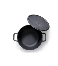 Sale Braadpan Gietijzer 28 cm 5.5 l Cast Iron - alle warmtebronnen - Inductie Potten & Pannen