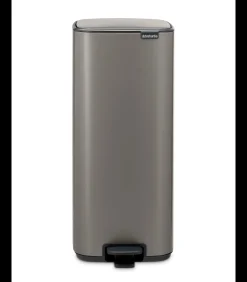 Best Bo Pedaalemmer, 30 liter, stil sluitend, kunststof binnenemmer - Platinum Manden En Bakken