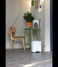 Outlet Bo Pedaalemmer, 12 liter, stil sluitend, kunststof binnenemmer - Manden En Bakken