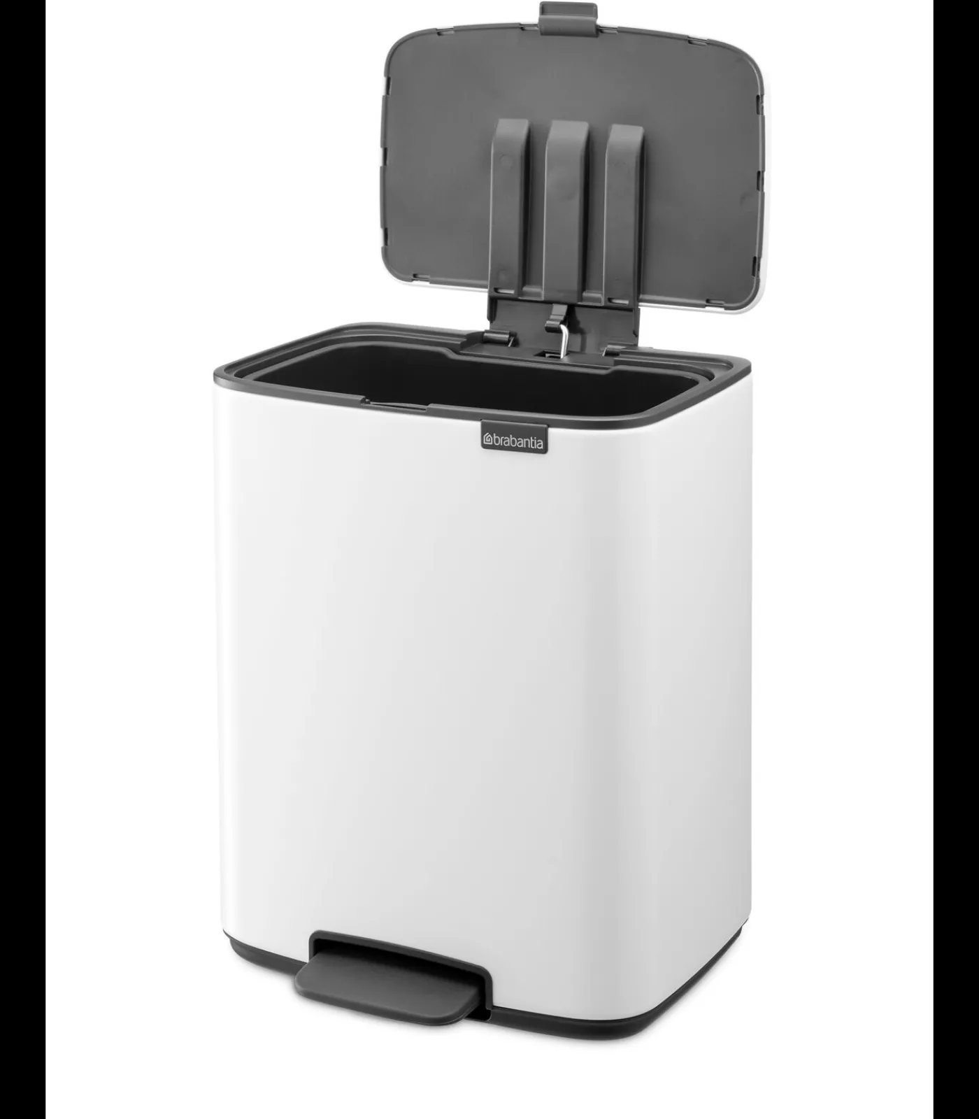 Outlet Bo Pedaalemmer, 12 liter, stil sluitend, kunststof binnenemmer - Manden En Bakken